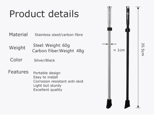 Bike Kickstand Ultra-light Carbon - image 6