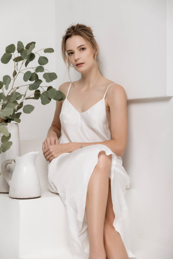 Sleep Dress with Open Back (Rose, Pure Softness) - image 2