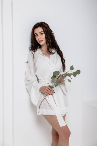 Dressing Gown (Eucalyptus, Diamond Sheen) - image 1