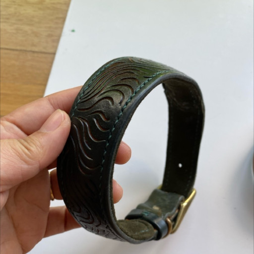 Pet collar large carved - image 4