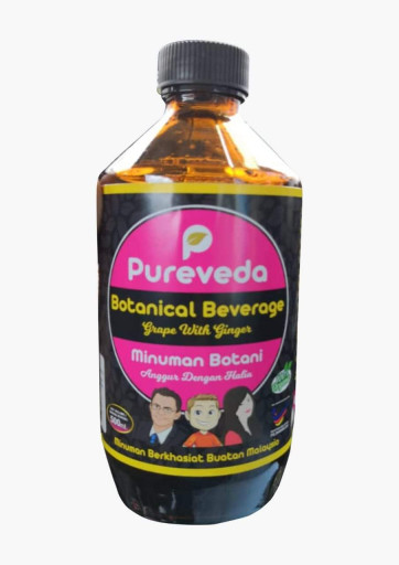 Pureveda Botanical Beverage, Grape with Ginger500 ml, Product of Malaysia - image 2