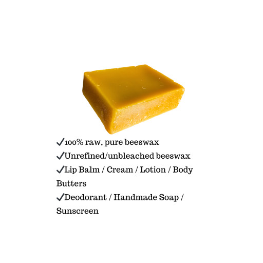 Beeswax Bar 75g/85g (100% Raw, Unrefined) - image 2