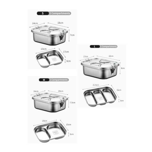 Stainless Steel 304 Lunch Box - image 2