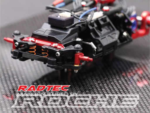 Radtec Mini-Z MR-04 Alu Steering Knuckle Set, 1 Camber - image 1