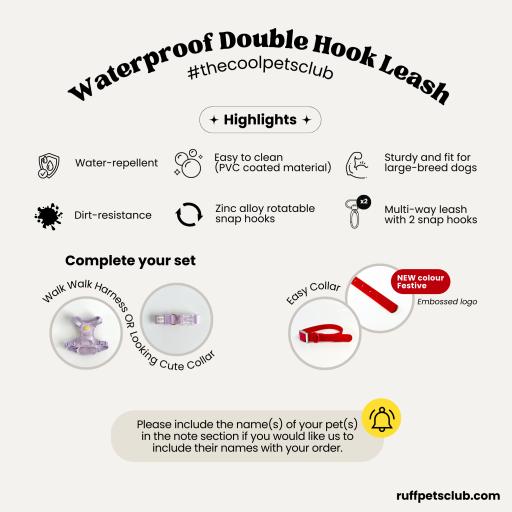 Waterproof Double Hook Leash - image 6