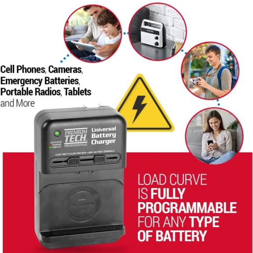 Premium-Tech PT-UNV Universal AC/DC Li-Ion Battery Charger - image 3