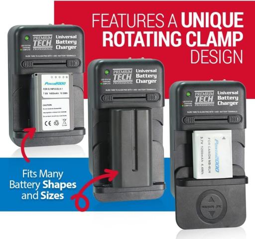 Premium-Tech PT-UNV Universal AC/DC Li-Ion Battery Charger - image 2