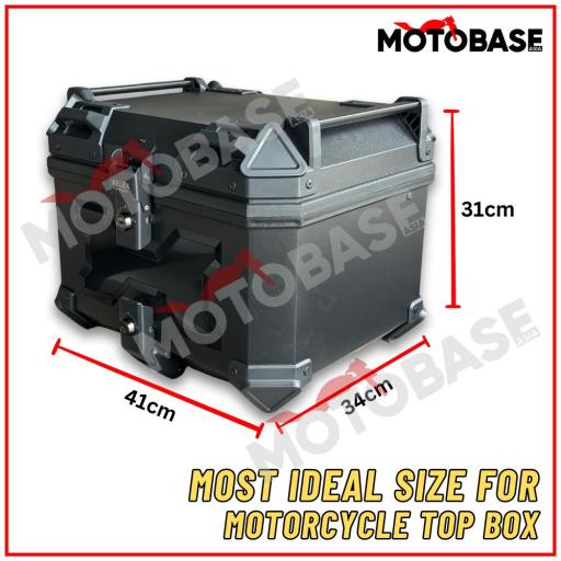 [KELEX Adventure] 45L ABS Top Box Stealth X Edition Premium Motorcycle - image 6