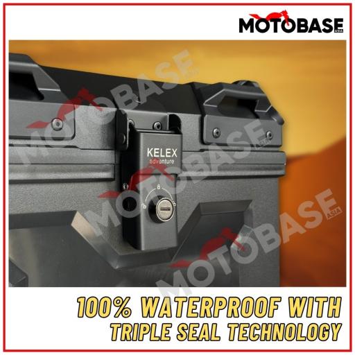 [KELEX Adventure] 45L ABS Top Box Stealth X Edition Premium Motorcycle - image 4