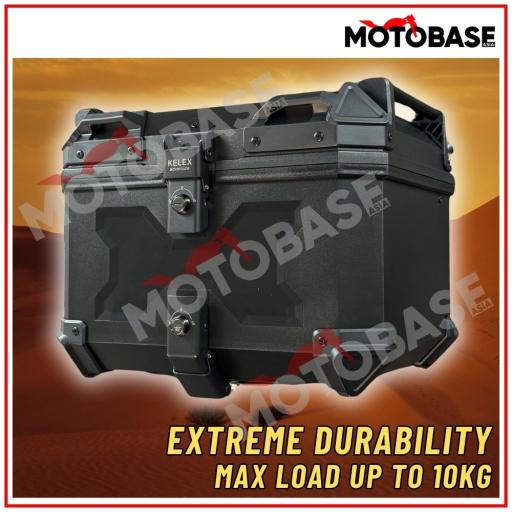 [KELEX Adventure] 45L ABS Top Box Stealth X Edition Premium Motorcycle - image 3