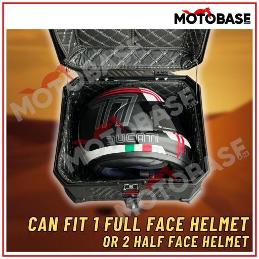 [KELEX Adventure] 45L ABS Top Box Stealth X Edition Premium Motorcycle - image 2