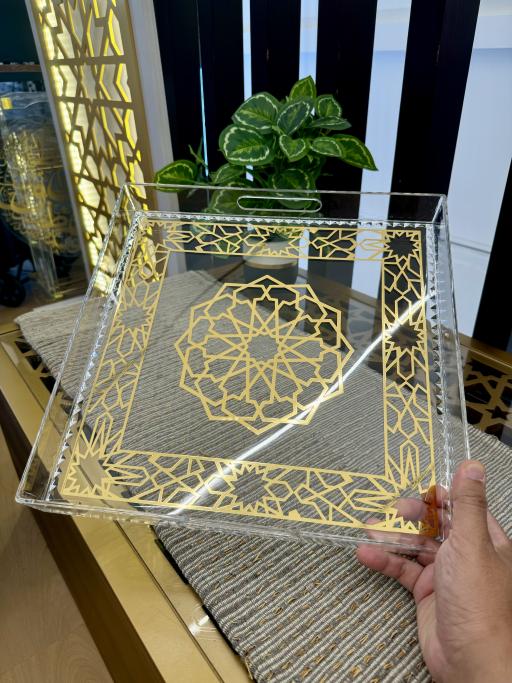 Saleem Acrylic Serving Tray - image 4