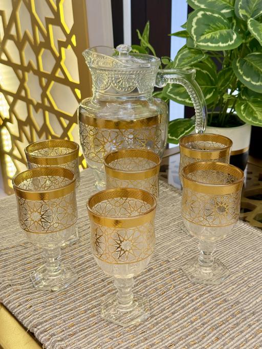 Glass Cold Beverage Jug & Cup Set (7-piece) - https://hitpay-production.s3.ap-southeast-1.amazonaws.com/products/9d031a62125c4b22a86a2b1273cf07d2.jpeg