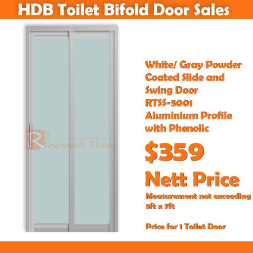 HDB Toilet Door - Slide and Swing Door (Basic Promotion Set) - https://hitpay-production.s3.ap-southeast-1.amazonaws.com/products/9d1628933faa4425b1f3195daa17326a.jpeg