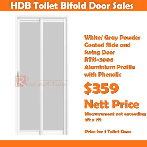 HDB Toilet Door - Slide and Swing Door (Basic Promotion Set) - https://hitpay-production.s3.ap-southeast-1.amazonaws.com/products/9d162893a2a6417d9977a8a8154c3221.jpeg
