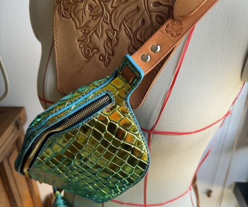 Holographic multi-way waist bag - image 4