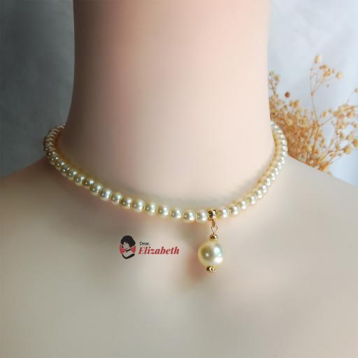 Lady Amaryllis Classic Pearl Necklace - image 2