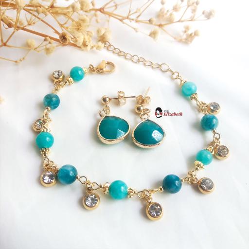 Lady Chalcedonna Green Chalcedony Jade Necklace - image 5