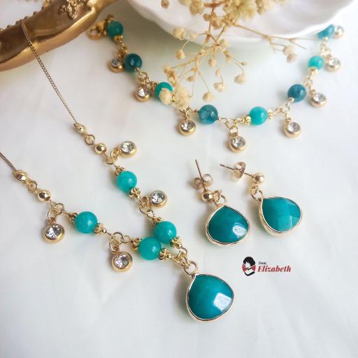 Lady Chalcedonna Green Chalcedony Jade Necklace - image 4