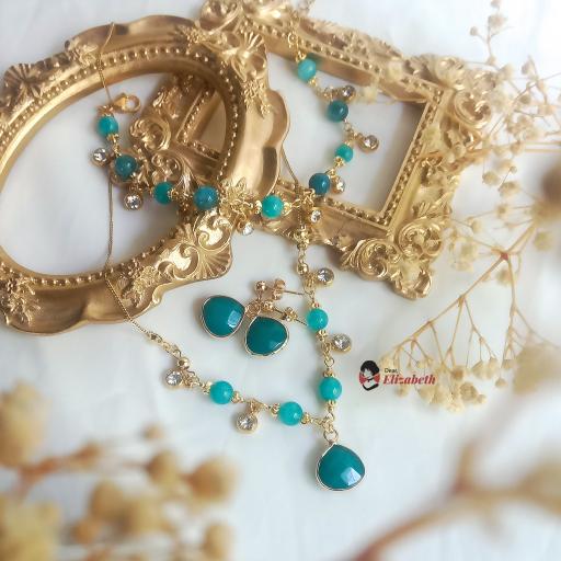 Lady Chalcedonna Green Chalcedony Jade Necklace - image 2