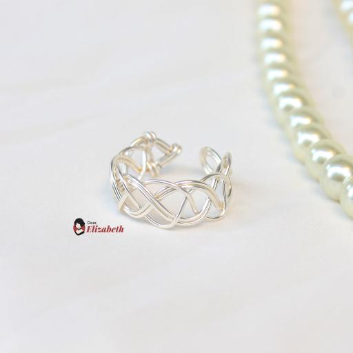 Elven Braid Wire Ring - image 1
