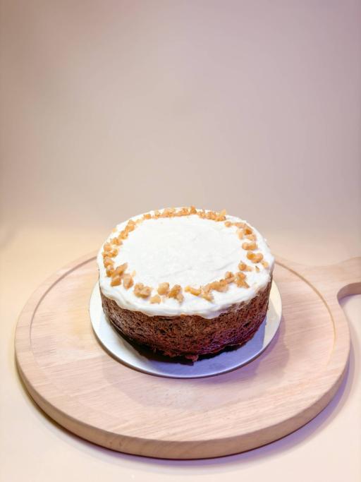 6" Banana Walnut Cake w/ Cream Cheese Icing - image 1