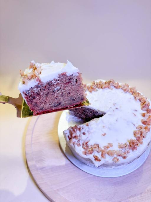 6" Banana Walnut Cake w/ Cream Cheese Icing - image 4