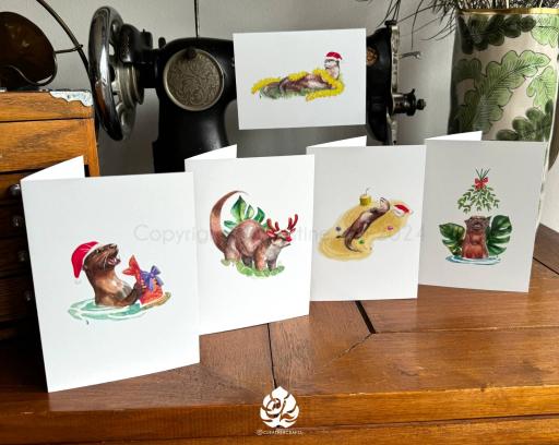 Christmas Greeting cards- Ottercolours - image 1