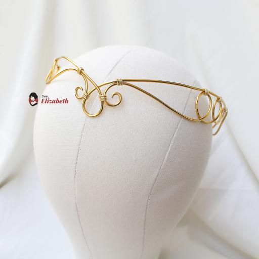Eloira Droplet Swirl Circlet - image 2