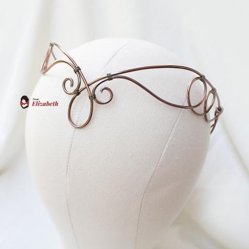 Eloira Droplet Swirl Circlet - image 1