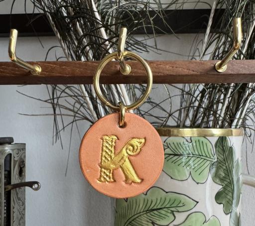 Ornate Letter tag keychains - image 2