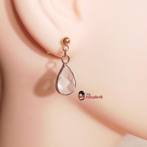 Lady Bernandine Transparent Quartz Crystal Jewelry - image 2