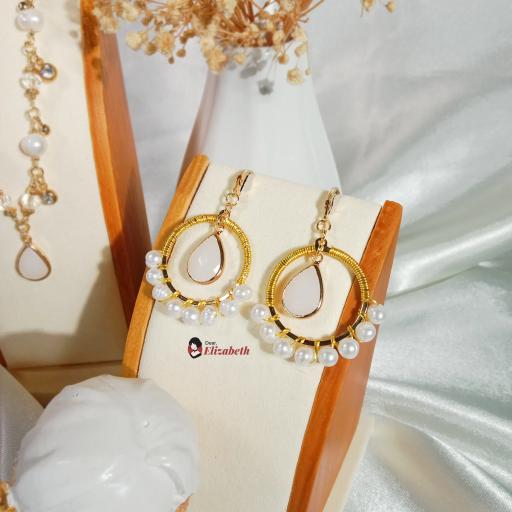 Lady Elena Freshwater Pearls and Opal Crystals Jewelry - image 2