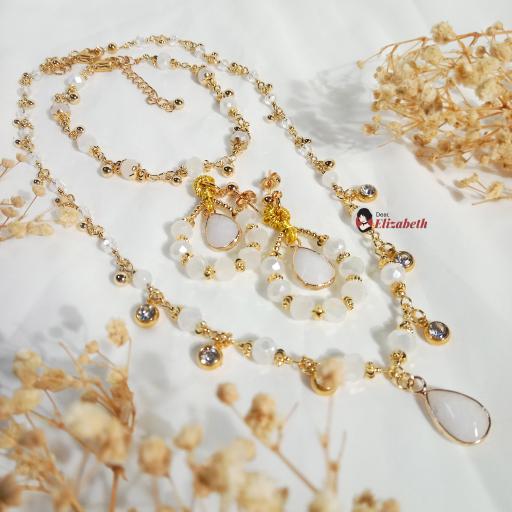 Duchess Ofelia Opal and Jasper Crystals Jewelry - image 4
