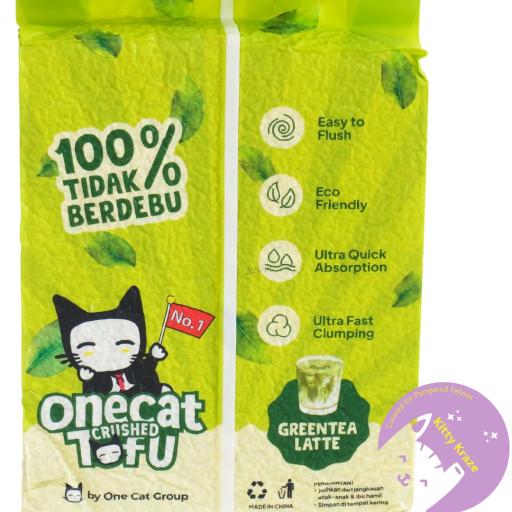 Cookies and Cream - One Cat Crushed Tofu Cat Litter - image 2