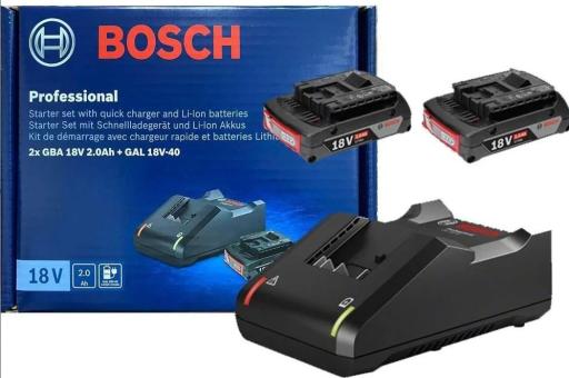 Bosch GBA 18V 2.0Ah + GAL 18V-40 Professional - image 1