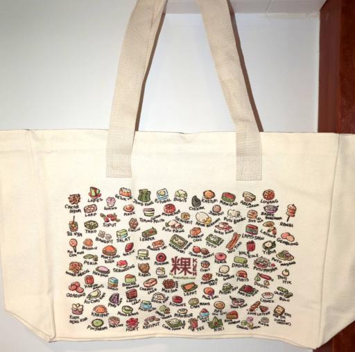 Kueh Extra Large Canvas Totebag - image 2