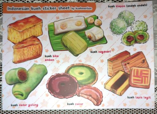 (assorted) Kueh Sticker Sheet - image 6