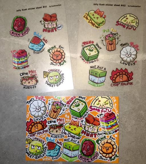 Funny Kueh Sticker Sheet set - image 3
