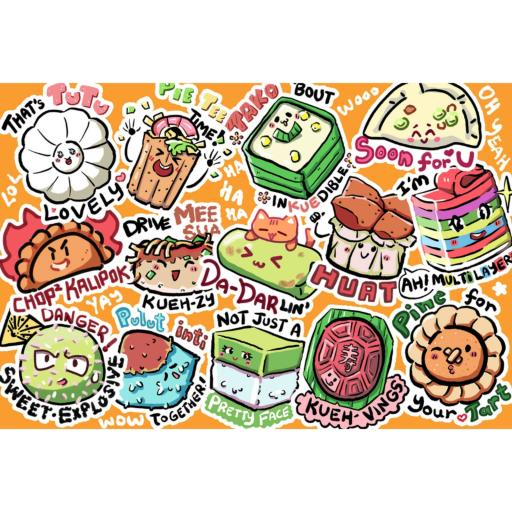 Funny Kueh Sticker Sheet set - image 4