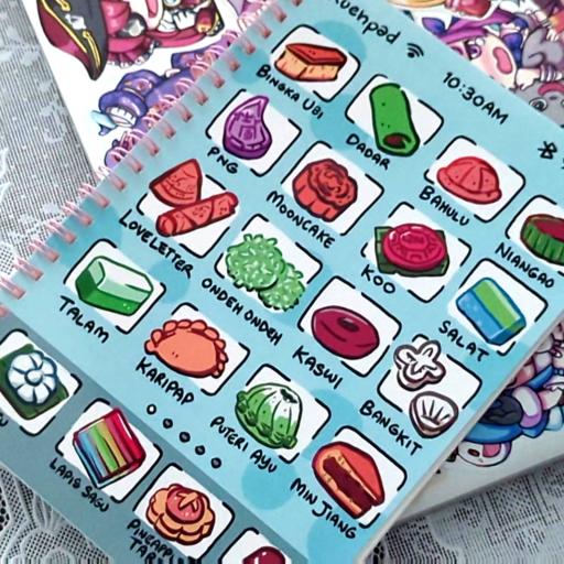 Kueh-pad Blank Sticker Album - image 1