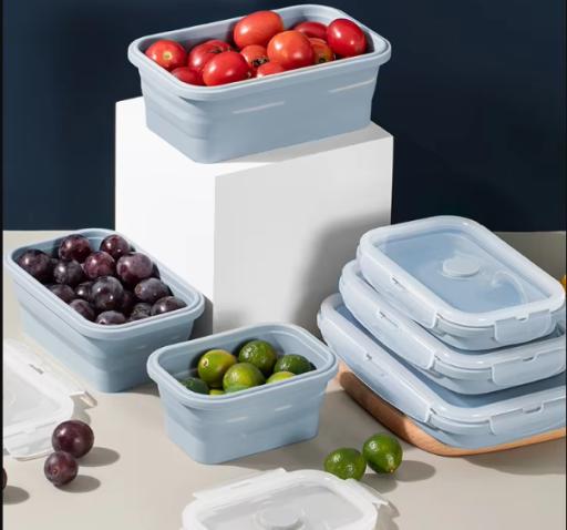 Silicone Collapsible Containers (Rectangle) - image 3