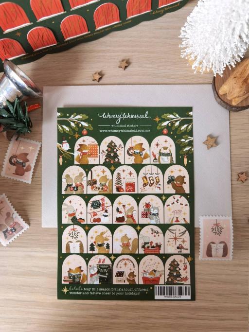 Woodland Christmas Advent - Christmas Sticker Sheet - https://hitpay-production.s3.ap-southeast-1.amazonaws.com/products/9df6f72d26c04b14990afaab27dc0c50.jpeg