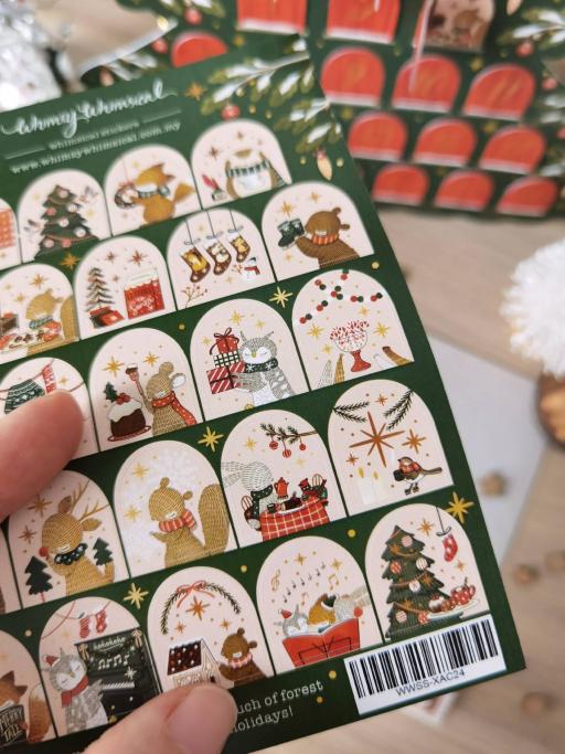 Woodland Christmas Advent - Christmas Sticker Sheet - https://hitpay-production.s3.ap-southeast-1.amazonaws.com/products/9df6f739b2f94cd4a7f2d786a5c38488.jpeg