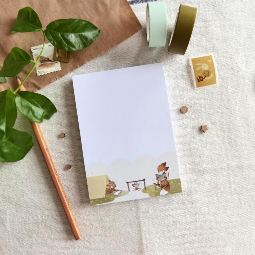 Summer Campfire - Memo Pad | Summer Collection - https://hitpay-production.s3.ap-southeast-1.amazonaws.com/products/9df72599d21744a495e79325bb5a7eee.jpeg
