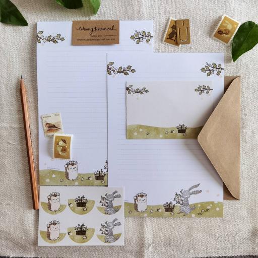 Summer Meadow Blooms - Summer Letter Writing Set - image 1