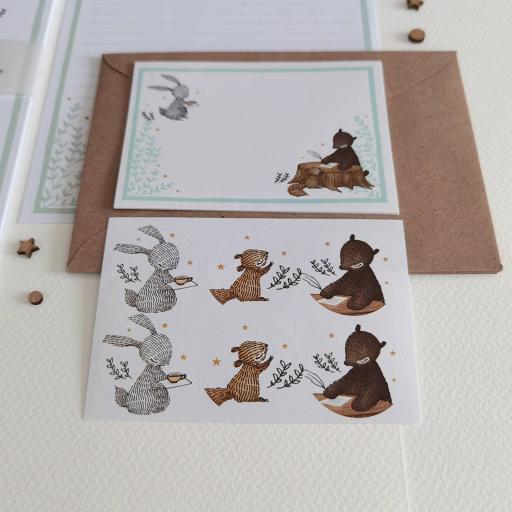 Let's Write You A Letter - Woodland Letter Writing Set - image 5