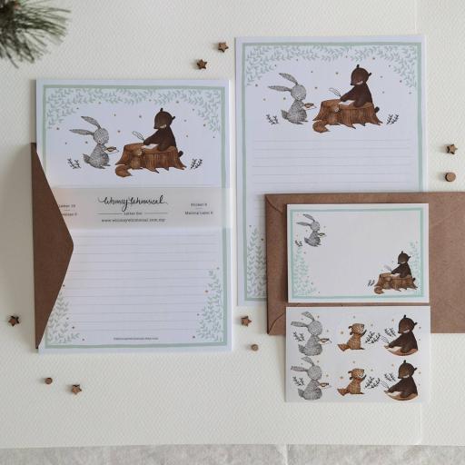 Let's Write You A Letter - Woodland Letter Writing Set - image 2