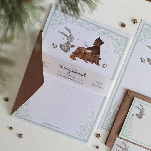 Let's Write You A Letter - Woodland Letter Writing Set - image 1
