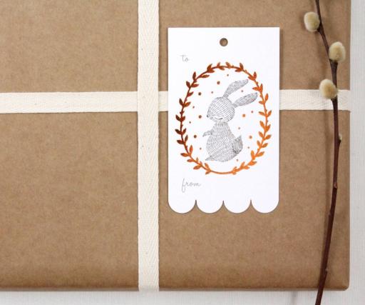 Rabbit Wreath - Copper Foil Christmas Gift Tags - https://hitpay-production.s3.ap-southeast-1.amazonaws.com/products/9dfb3d111588425daeac88c063ec75e8.jpeg